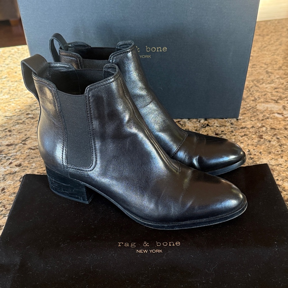 Rag & Bone Walker Leather Chelsea Boots